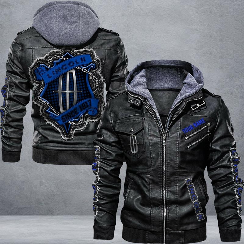 Lincoln Leather Jacket Multicolor