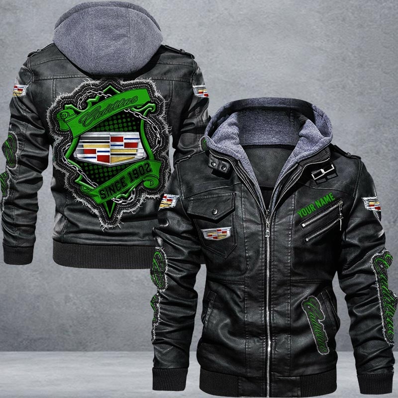 Cadillac Leather Jacket Multicolor