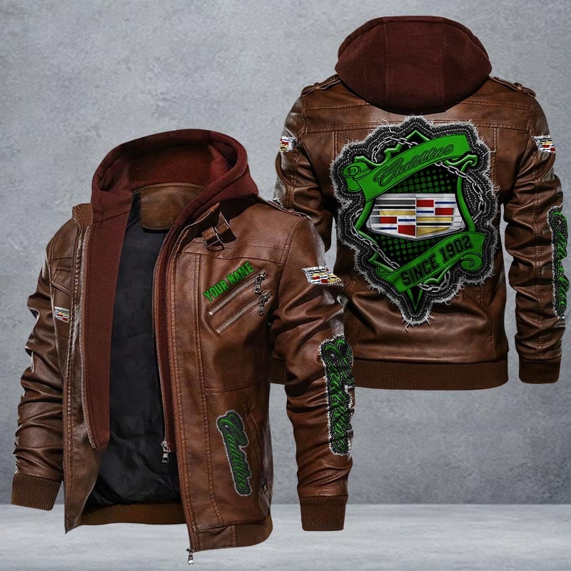 Cadillac Leather Jacket Multicolor