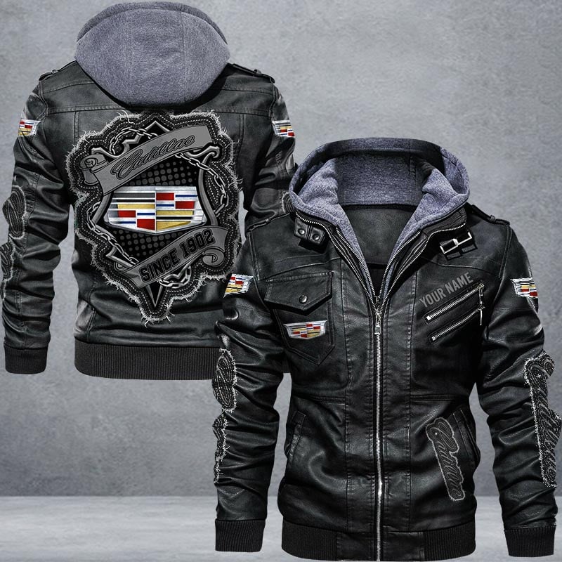 Cadillac Leather Jacket Multicolor