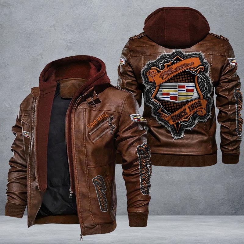 Cadillac Leather Jacket Multicolor