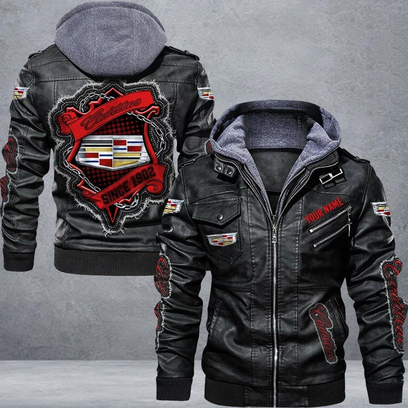 Cadillac Leather Jacket Multicolor