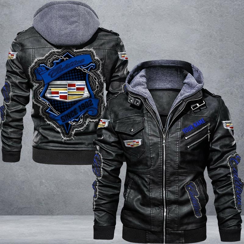 Cadillac Leather Jacket Multicolor