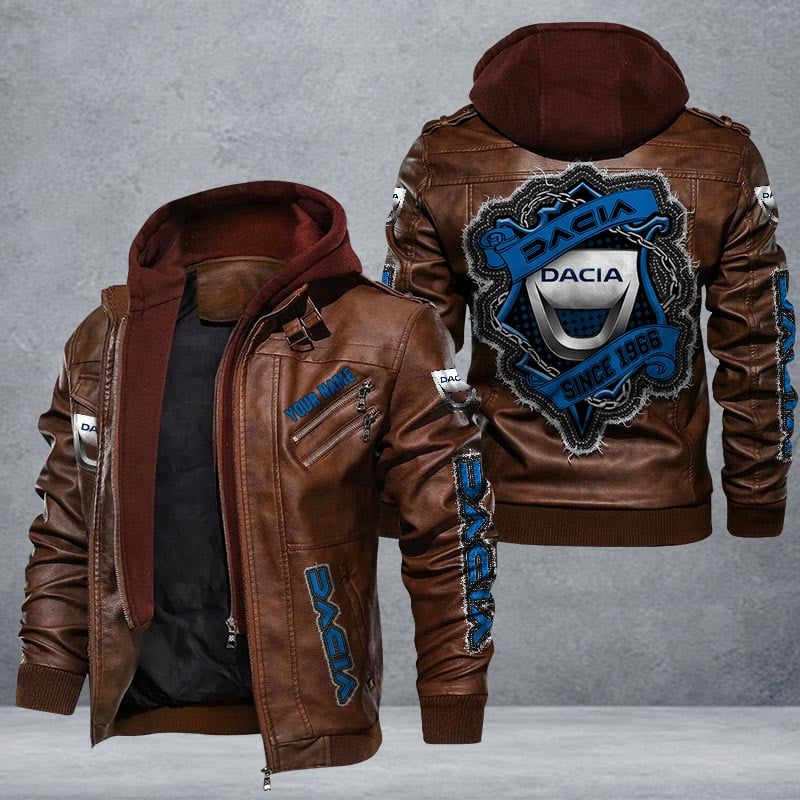Dacia Leather Jacket Multicolor