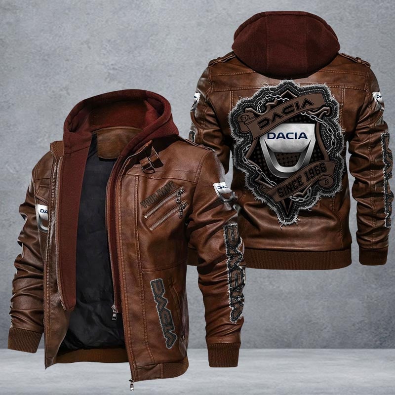 Dacia Leather Jacket Multicolor