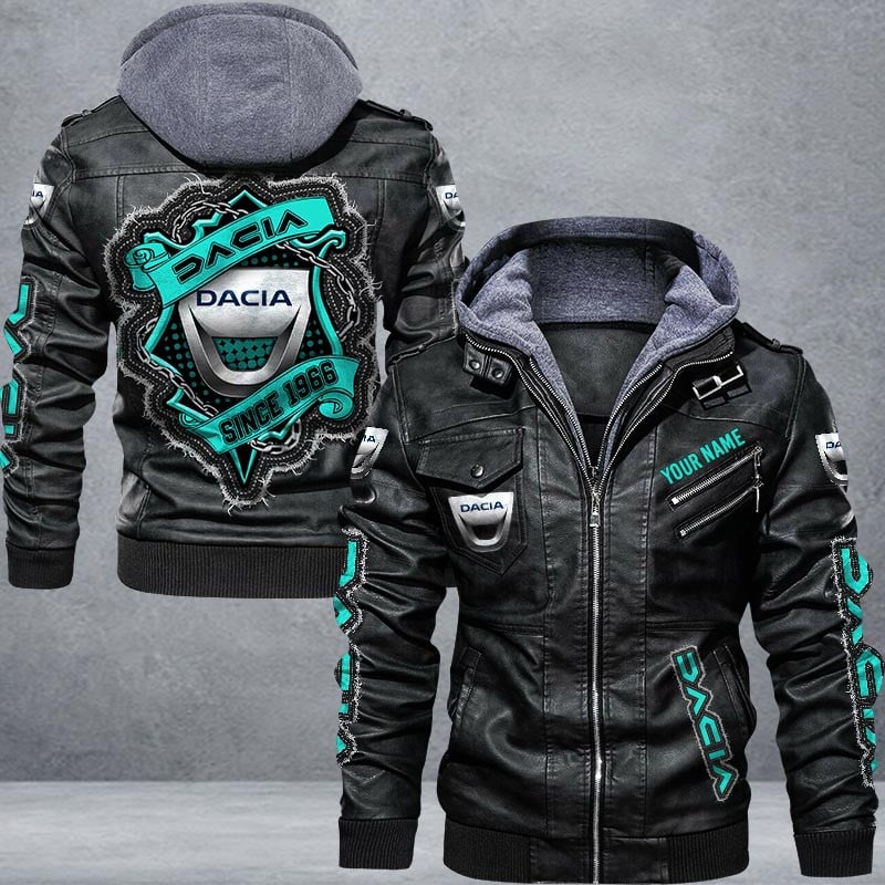 Dacia Leather Jacket Multicolor