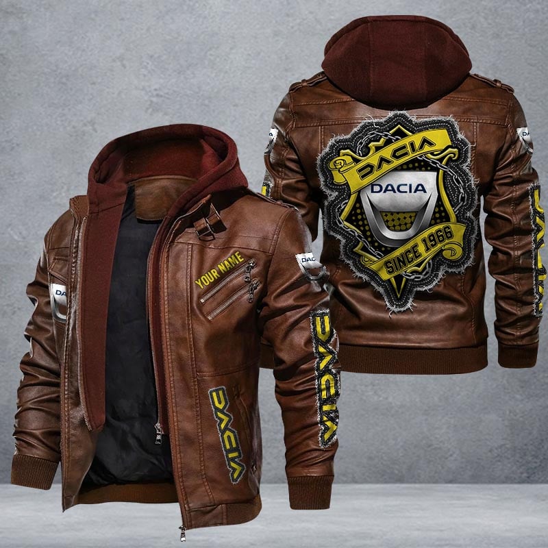 Dacia Leather Jacket Multicolor