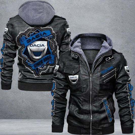 Dacia Leather Jacket Multicolor