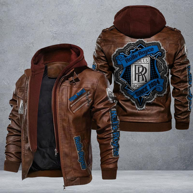 Rolls Royce Leather Jacket Multicolor