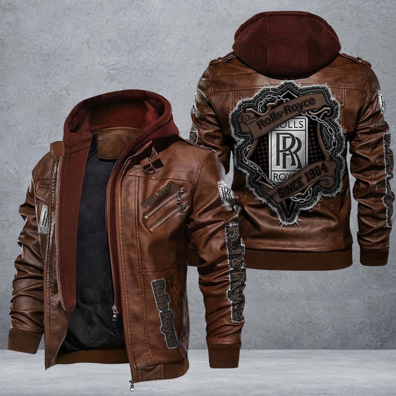 Rolls Royce Leather Jacket Multicolor