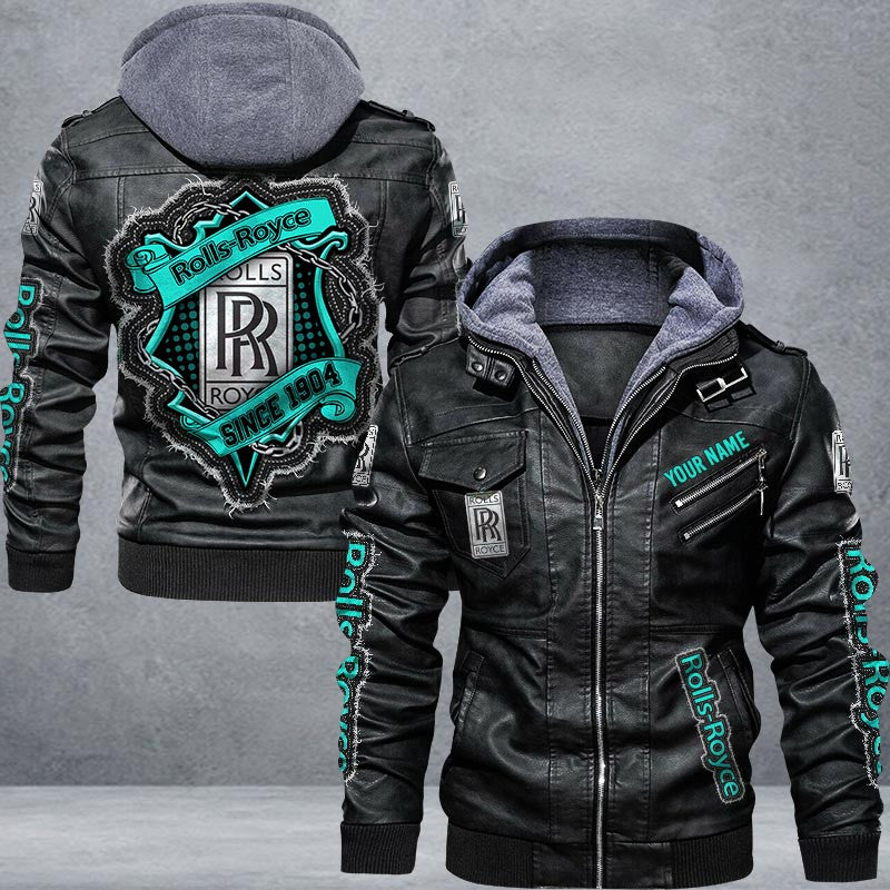 Rolls Royce Leather Jacket Multicolor