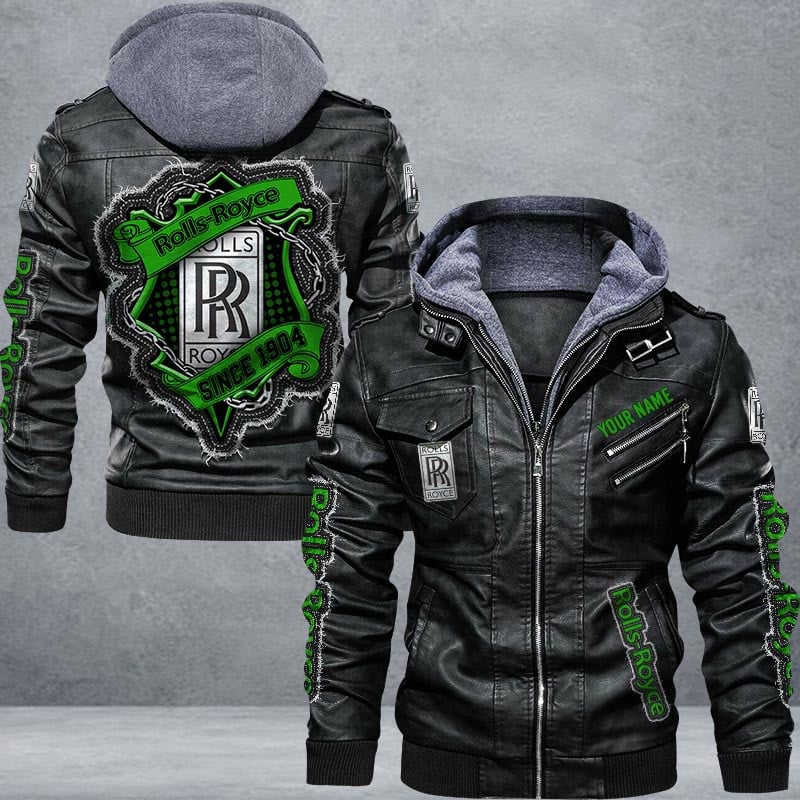 Rolls Royce Leather Jacket Multicolor