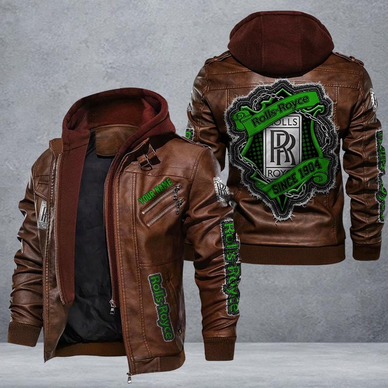 Rolls Royce Leather Jacket Multicolor