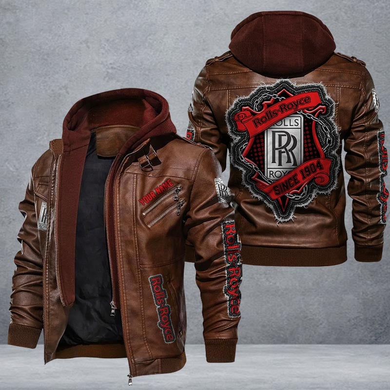 Rolls Royce Leather Jacket Multicolor