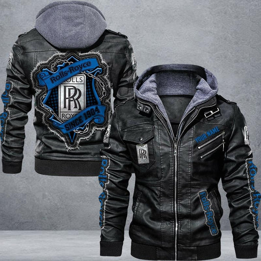 Rolls Royce Leather Jacket Multicolor