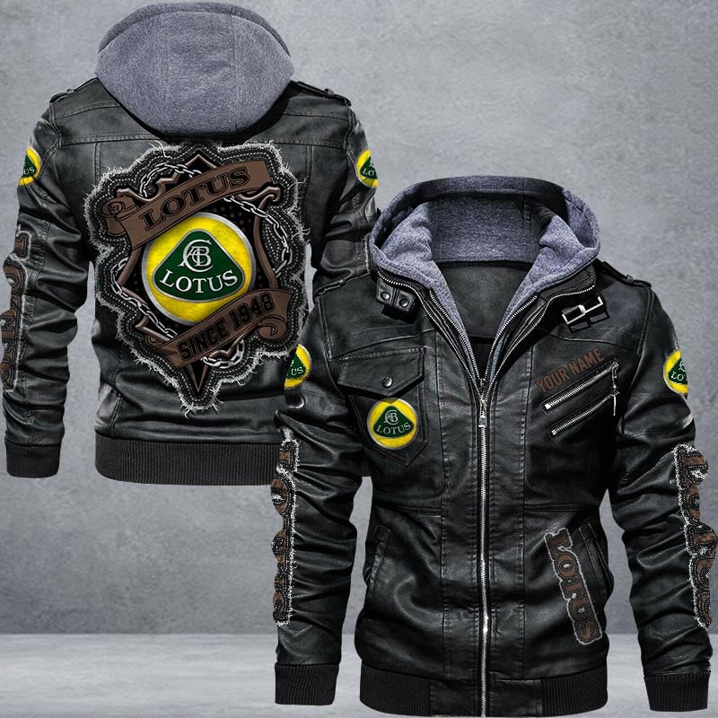 Lotus Leather Jacket Multicolor