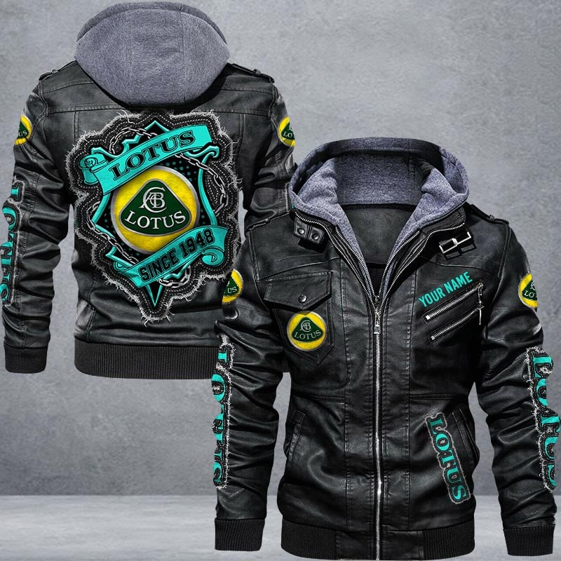Lotus Leather Jacket Multicolor