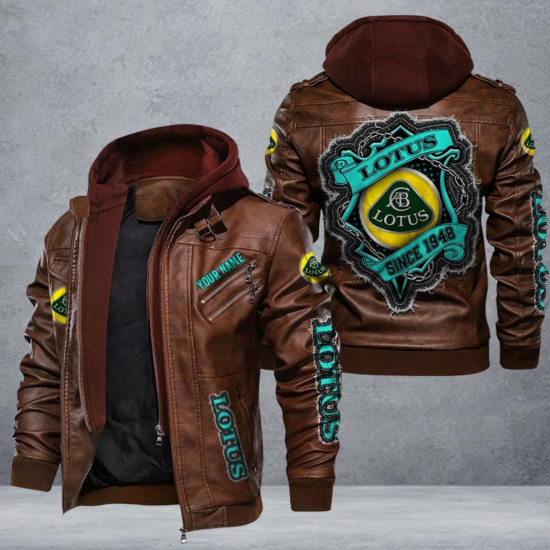Lotus Leather Jacket Multicolor