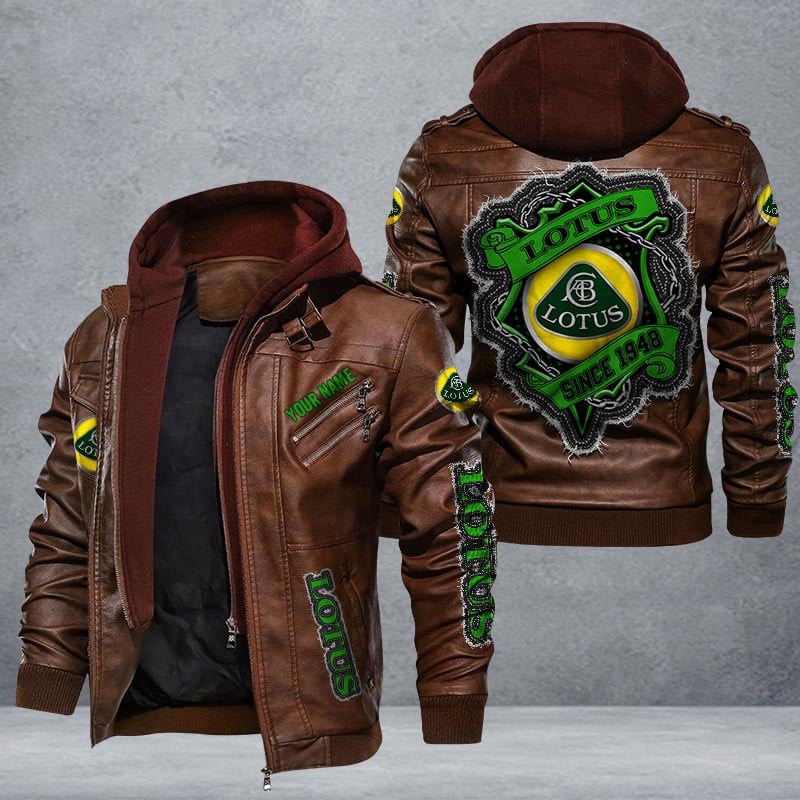 Lotus Leather Jacket Multicolor