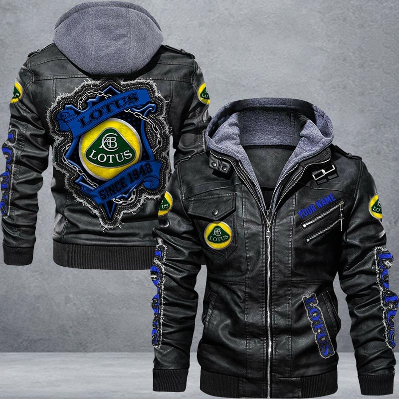 Lotus Leather Jacket Multicolor