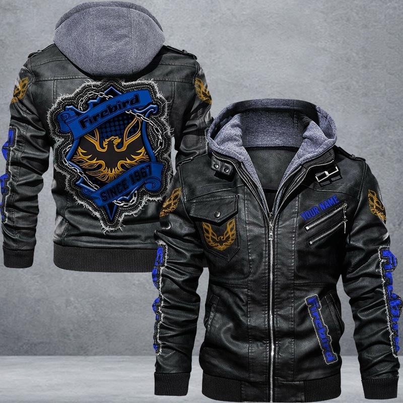Firebird Pontiac Leather Jacket Multicolor
