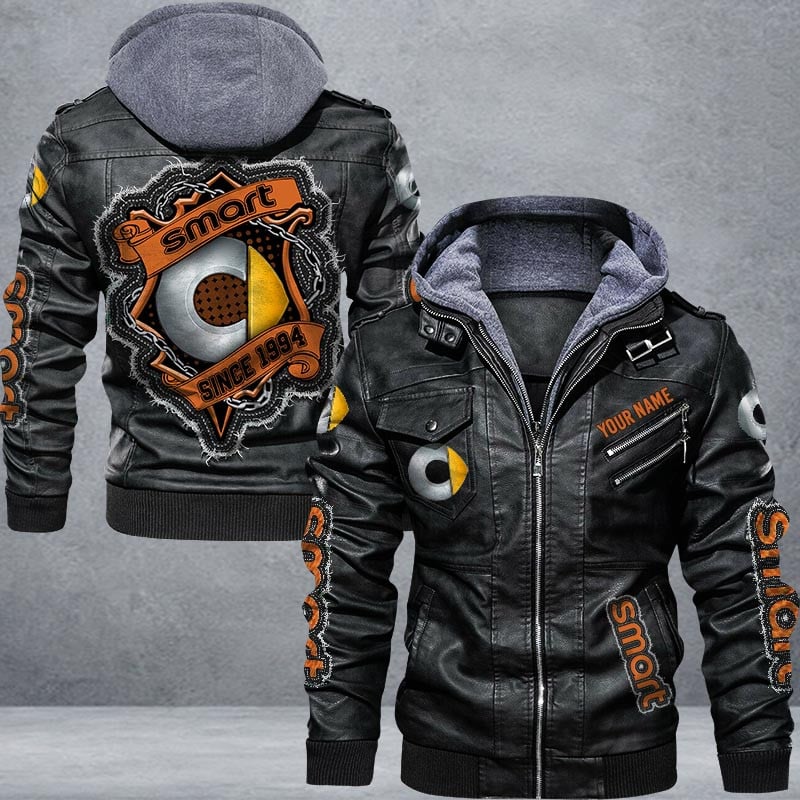 Smart Leather Jacket Multicolor