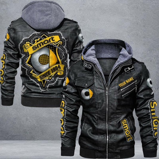 Smart Leather Jacket Multicolor