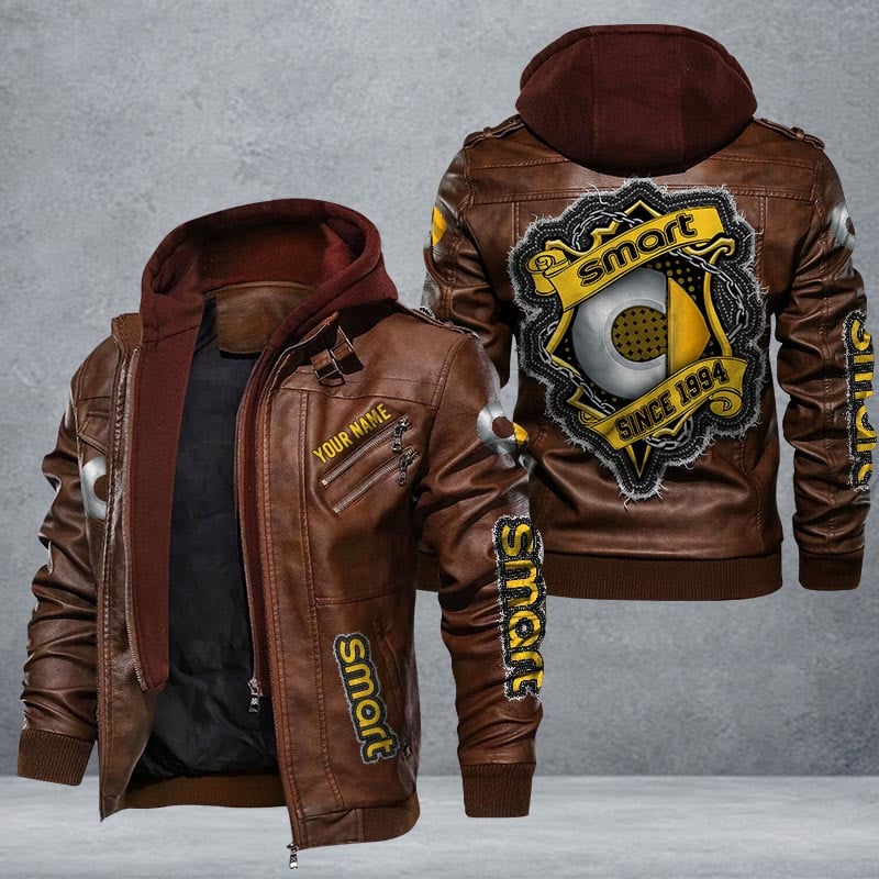 Smart Leather Jacket Multicolor