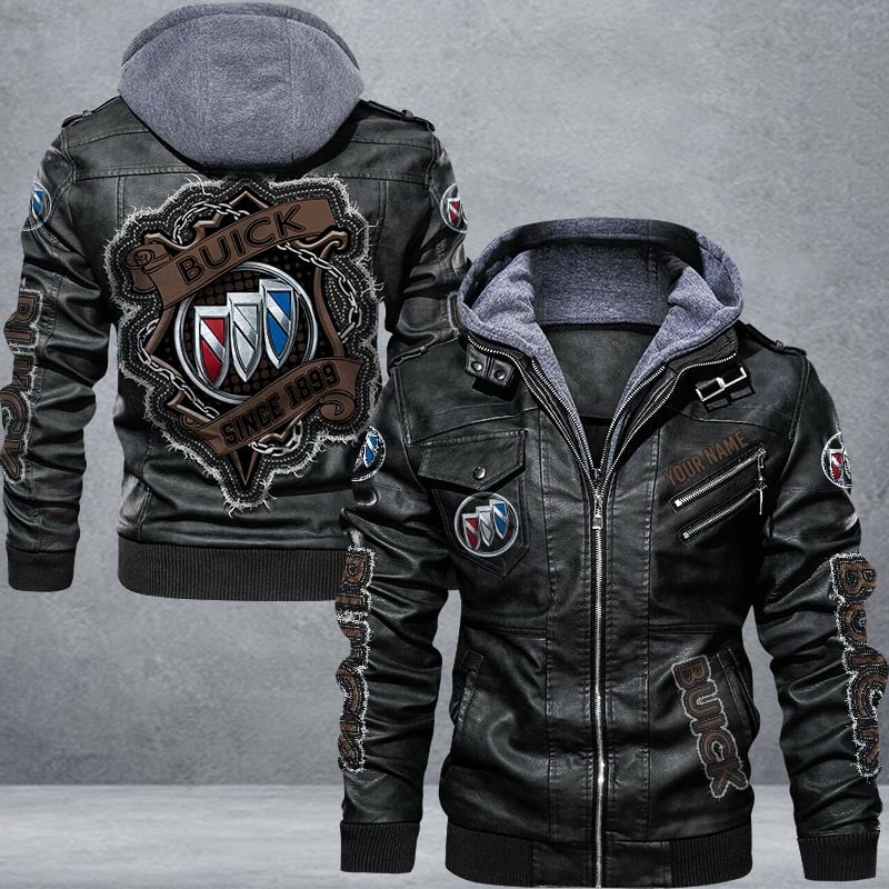 Buick Leather Jacket Multicolor