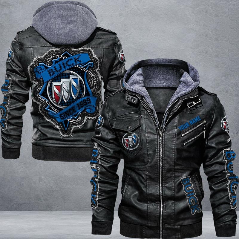 Buick Leather Jacket Multicolor