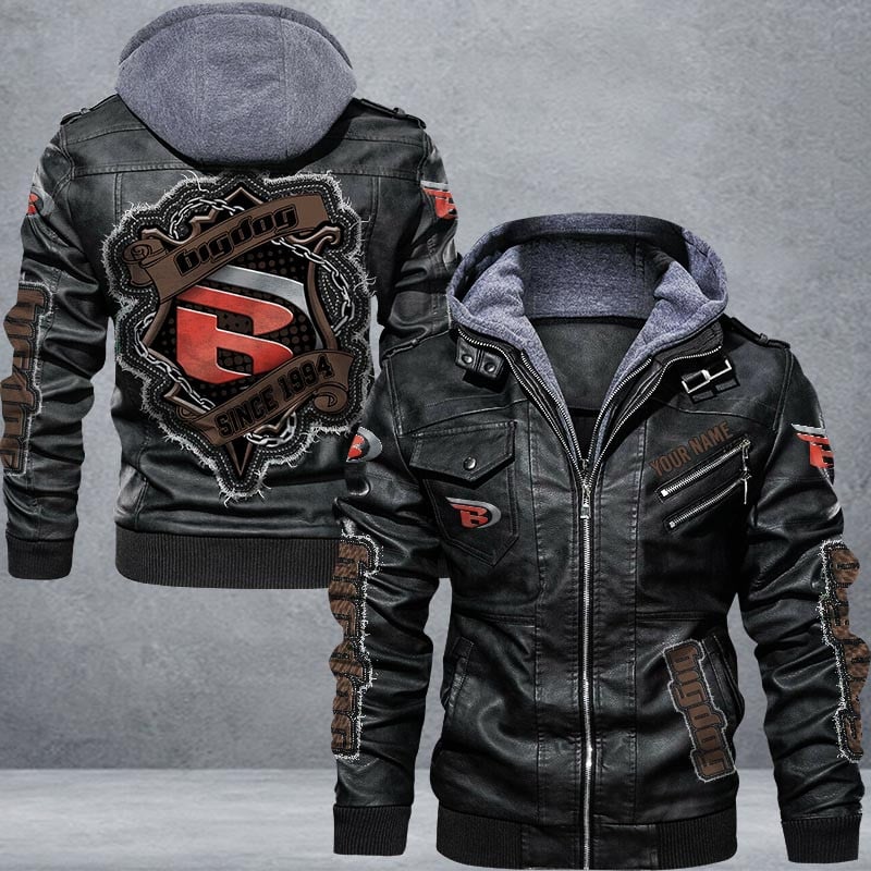 Big Dog Motorcycles Leather Jacket Multicolor
