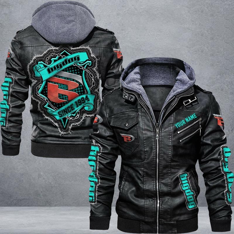 Big Dog Motorcycles Leather Jacket Multicolor