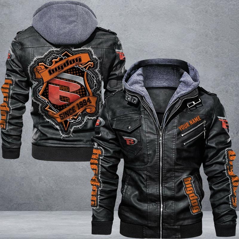 Big Dog Motorcycles Leather Jacket Multicolor