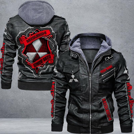Mitsubishi Leather Jacket Multicolor