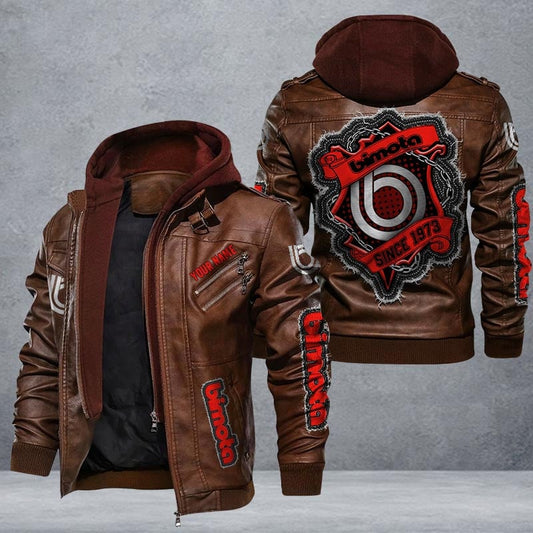 Bimota Leather Jacket Multicolor