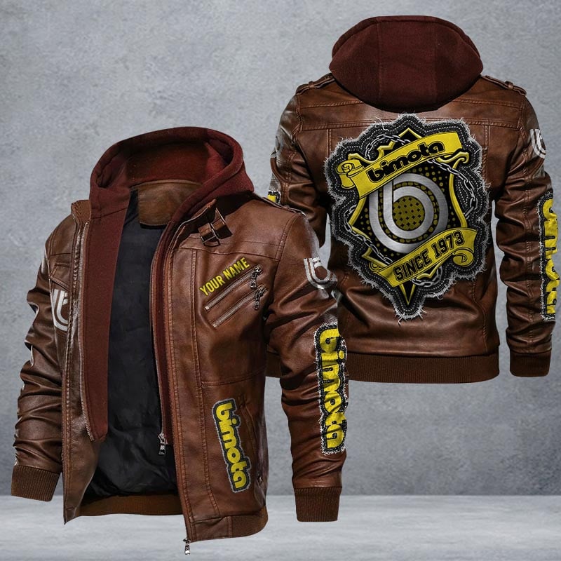 Bimota Leather Jacket Multicolor