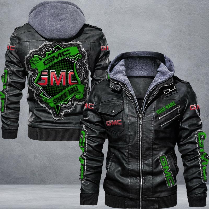 GMC Leather Jacket Multicolor