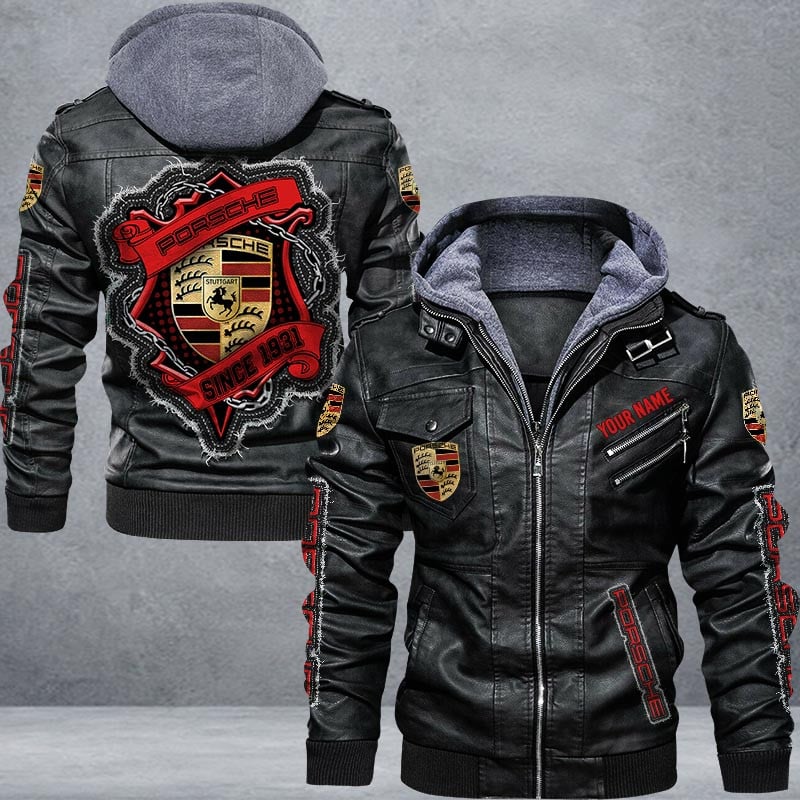 Porsche Leather Jacket Multicolor
