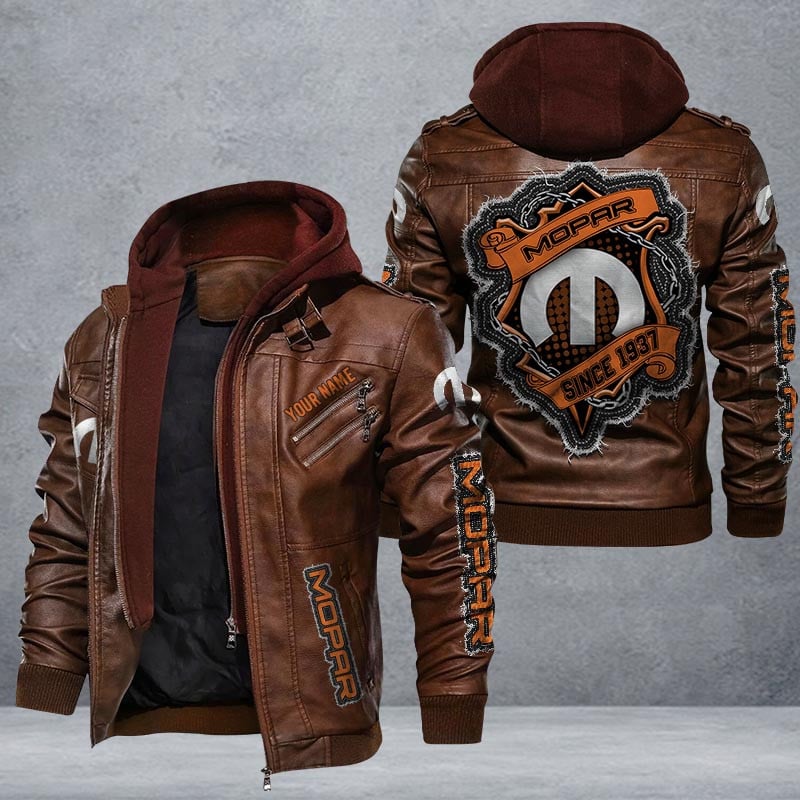 Mopar Leather Jacket Multicolor